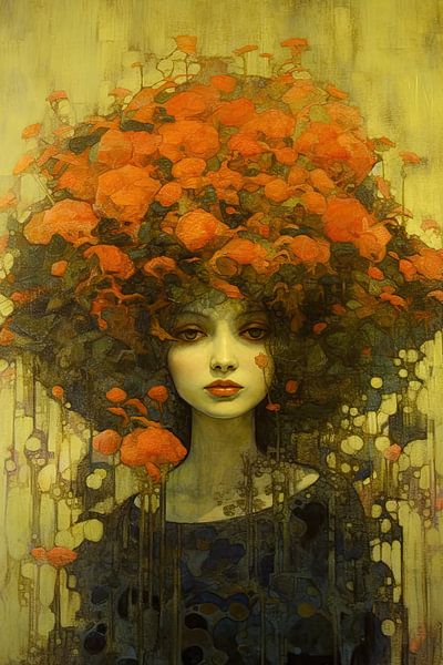 Surrealist portrait by Bert Nijholt