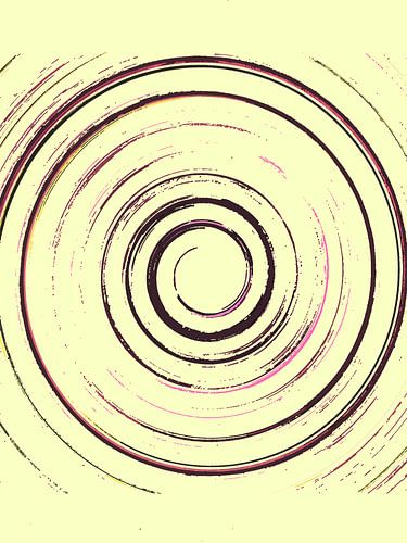 Oneindigheid 01 / Spiraal / Minimalistische kleurwerveling