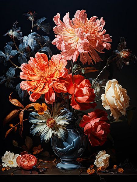 Nature morte aux fleurs par Imagine