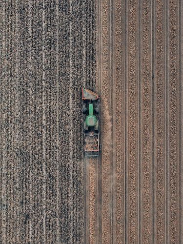 "Die Kunst des Erntens - Präzision und Handwerk aus der Luft"
