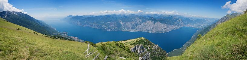 Panorama Lake Garda at Monte Baldo by SusaZoom