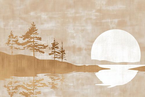 Soleil matinal calme