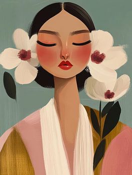 Modern portrait "Thankful"