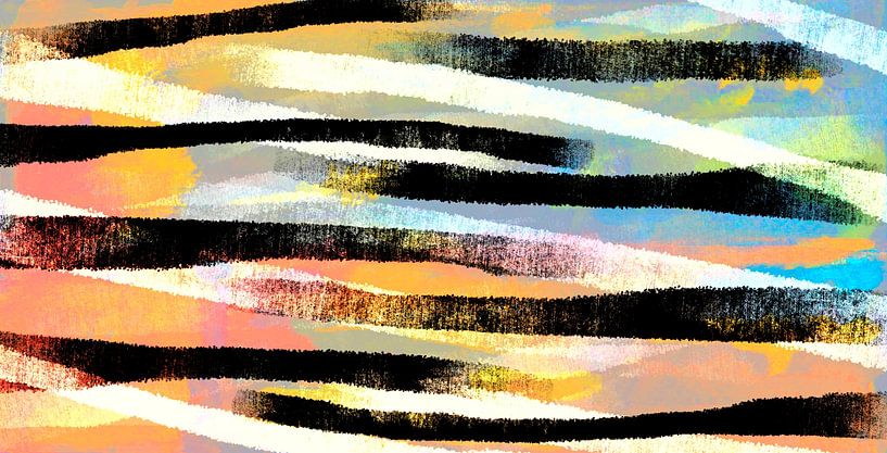 Africa Abstract III by Mad Dog Art