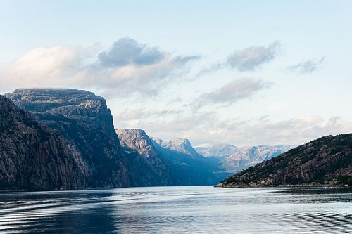 Voyage en bateau dans le Lysefjord