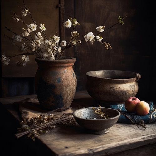 Ländliches Stillleben "Zen"