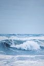 Große Welle an der Nordseeküste von Florian Kunde Miniaturansicht