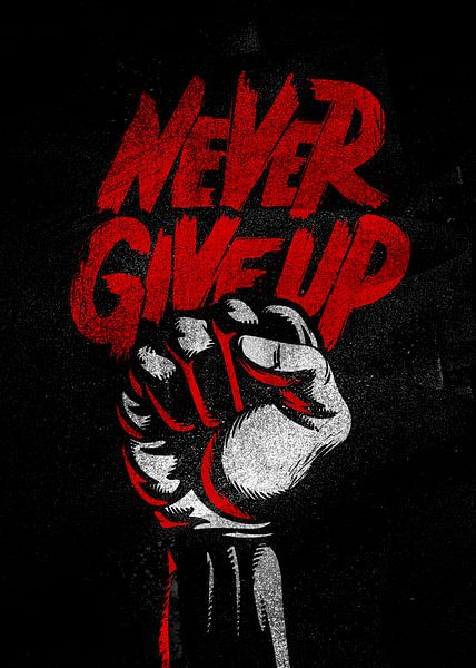 never give up by XIAO AHKI
