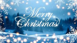 Minimal Merry Christmas greeting by Jean Pierre