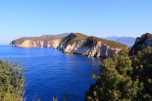 Uitzicht op de kliffen van Lefkas