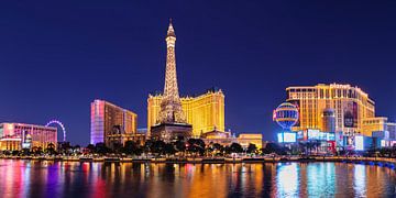 Eiffelturm am Hotel Paris  The Strip, Las Vegas, Nevada, USA von Markus Lange
