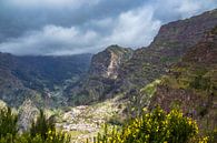 Blick auf das Nonnental auf der Insel Madeira, Portugal von Rico Ködder Miniaturansicht