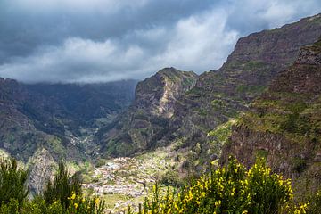 View to the Nuns Dale on the island Madeira, Portugal by Rico Ködder