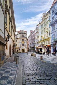 Karlova, gemütliche Gasse in Prag