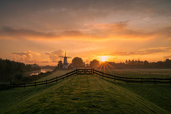 Mill the Butterfly bei Sonnenaufgang