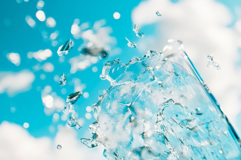 Splashing water in the sunlight by Poster Art Shop