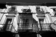 Alte Fassade, Spanien (Schwarz-Weiß) von Rob Blok Miniaturansicht