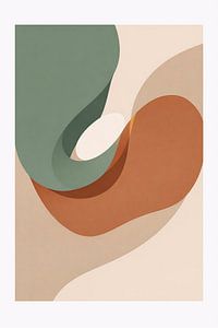 Modern Neutral Abstract Wall Art for Minimalist Home