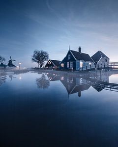 Ein kalter Morgen an der Zaanse Schans