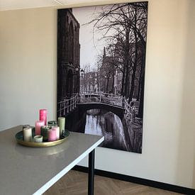 Klantfoto: Oude Kerk Delft, Nederland van Marja van den Hurk, als ArtFrame