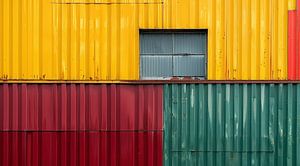 Bunte Kulisse