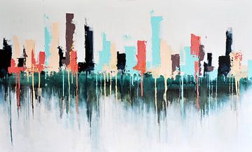 Skyline Gemälde von Maria Kitano