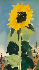 A sunflower in the garden by FJB