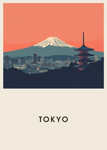 Tokyo – Mid-Century Travel Poster