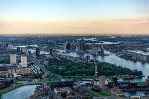 Rotterdam Skyline van Roy Poots