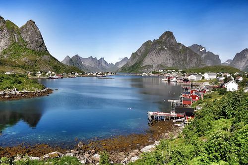 Reine op de Lofoten, Noorwegen.