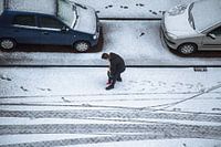 First steps on the snow
