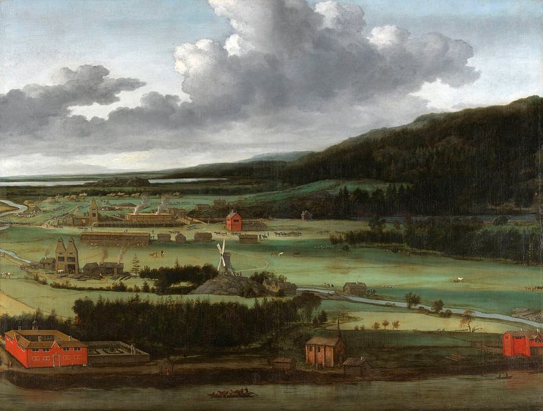 Hendrik Trip’s Cannon Foundry in Julitabruk, Sweden, Allaert van Everdingen by Masterful Masters