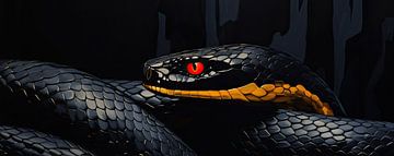 Peinture du serpent sur Art Merveilleux
