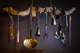 Stillleben mit Metzger-Werkzeugen von Jürgen Schmittdiel Photography
