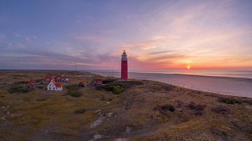 Phare Eierland Texel Magnifique coucher de soleil