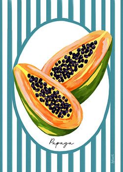 Fresh Tropical Papaya