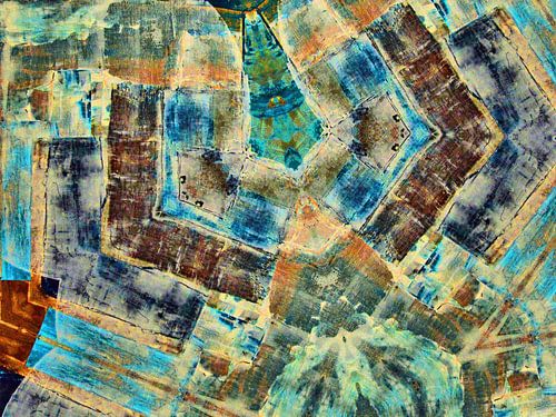 Abstract vol gezichten