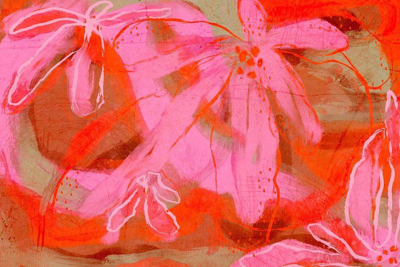 Pink Flower Rhythm by Treechild