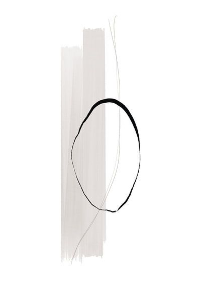 Delicate zwarte cirkel van uplusmestudio 