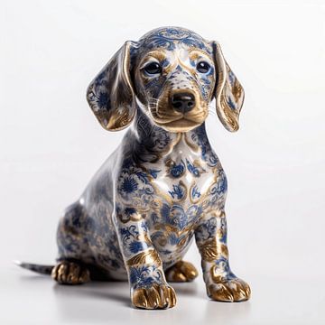 Puppie dachshund teckel van Dunto Venaar