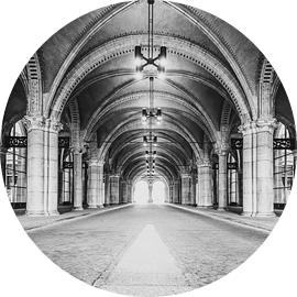 Tunnel onder het Rijksmuseum in Amsterdam in zwart-wit van Sjoerd van der Wal Fotografie