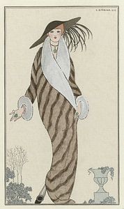 George Barbier – Manteau de Zibelin (1912)