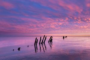 Zonsopkomst Moddergat - Natuurlijk Wadden van Anja Brouwer Fotografie