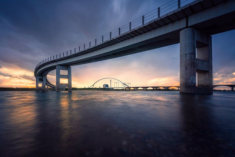 The Blessed Bridge at Nijmegen by Jeroen Lagerwerf