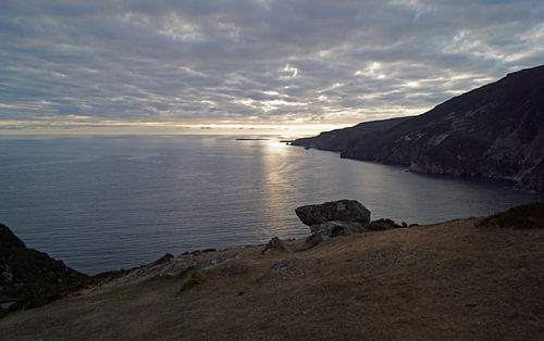 De Slieve League kliffen in het westen van County Donegal, Ierland