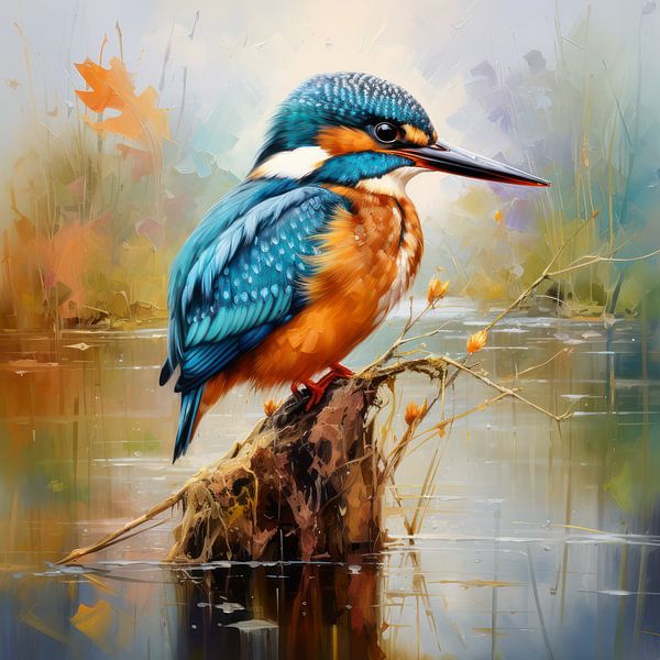 Kingfisher stump by Ellen Reografie