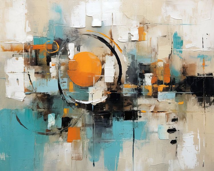 Art abstrait n° 566 par Peintures accrocheuses
