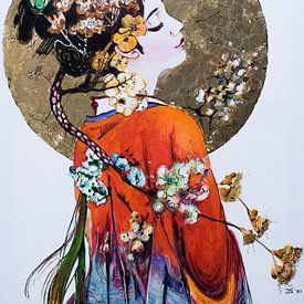 Rêve japonais sur Janny Schilderink......Atelier "de Tuute "