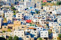 Houses on mountainside Bethlehem, Palestine