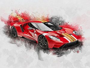Ford GT Alan Mann Heritage Edition sur Pictura Designs